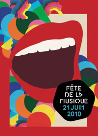 affiche de la fete de la musique